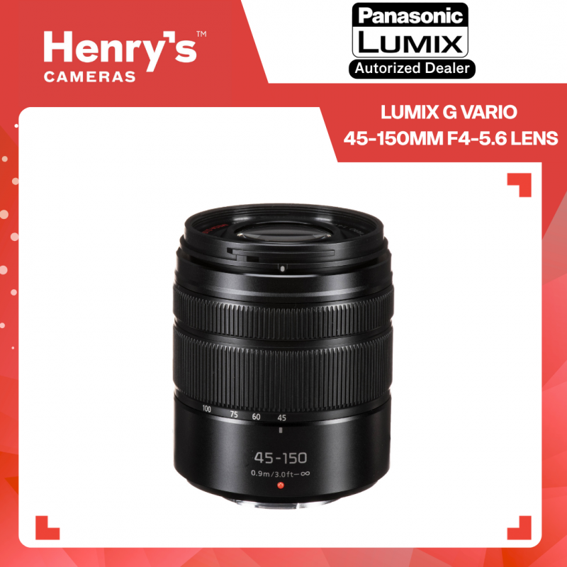 PANASONIC LUMIX G VARIO 45-150MM F4-5.6 LENS